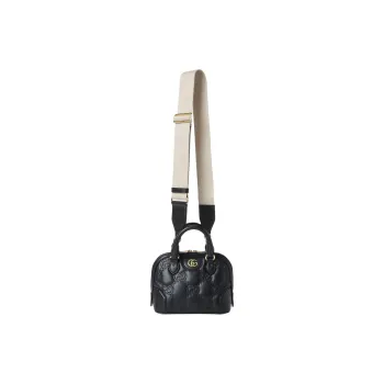 GUCCI GG Matelassé Leather Controller Boston Bag Controller Boston Bag Trumpets Women's Black