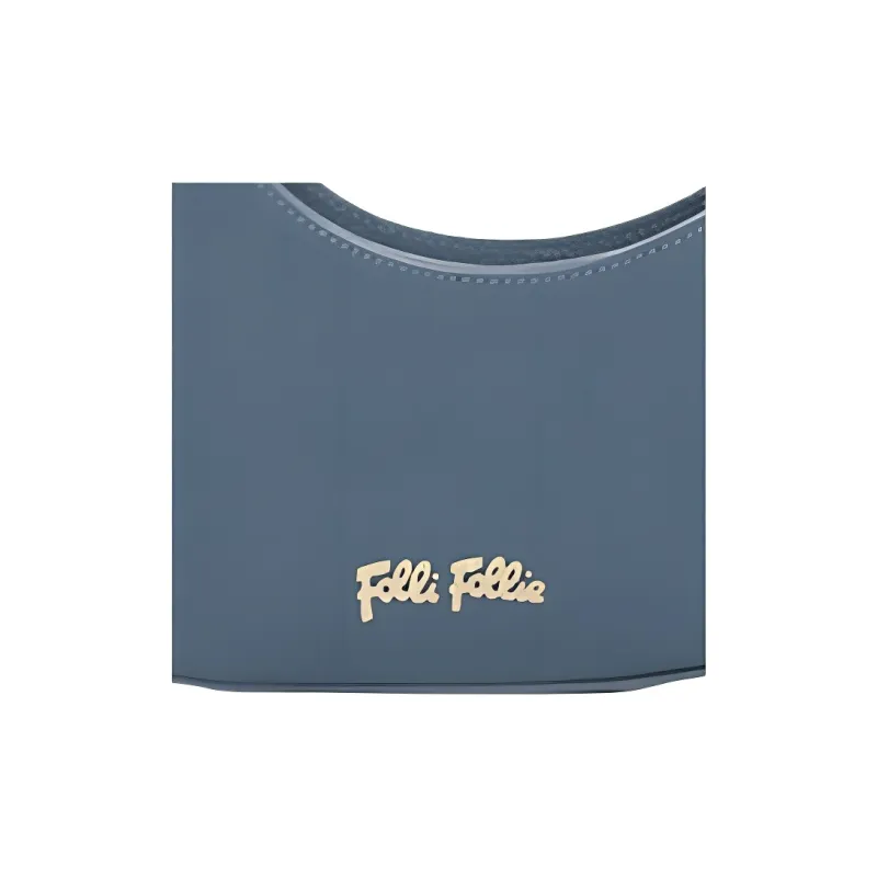 Folli Follie Leather One Shoulder Handbag Mini Unisex Light Blue-3
