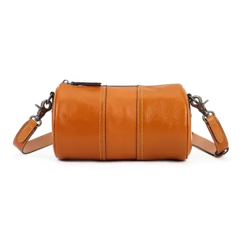 VANDEE Cow Leather Cylinder Bag Crossbody Bag Women's Multicolor