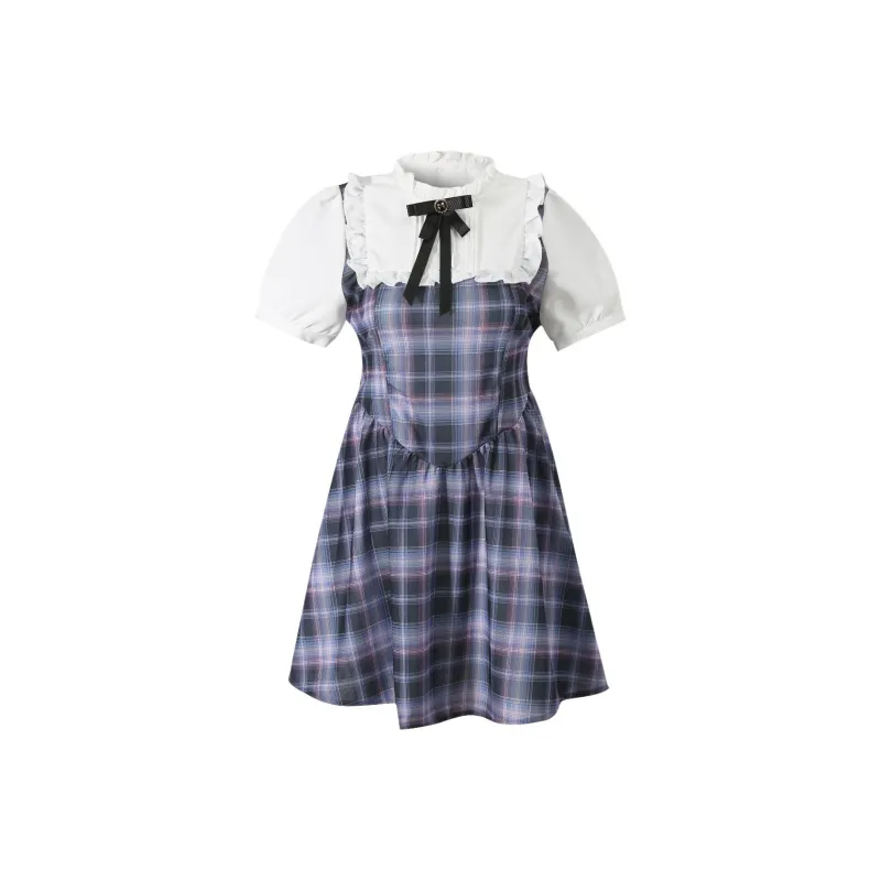 Mu Xiao Xin Short Sleeved Dress Women's-0