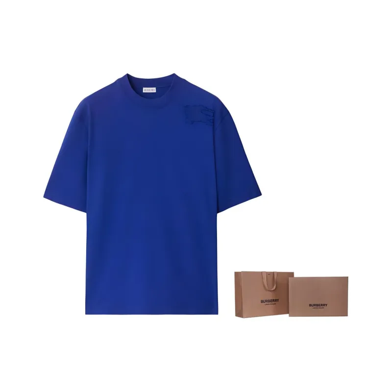 Burberry Equestrian Knight Cotton T-shirt-9