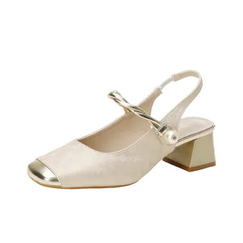 TATAYA High Heels Women's Champagne, Beige, Green