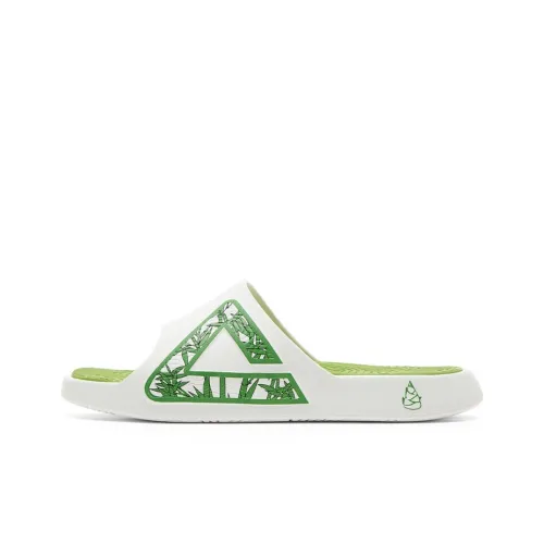 PEAK Tai Ji1.0 Slip Resistant Abrasion Resistant Cushioning Slide Slippers Men's Ivory Green