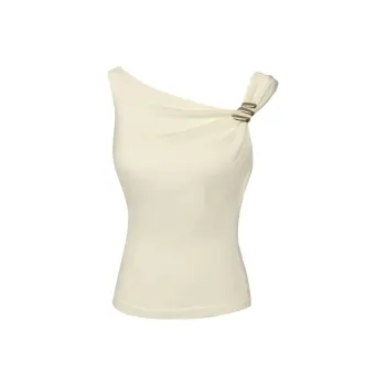 ERIRI Tank Tops Women's Milk White