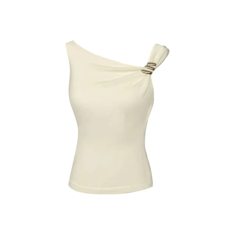 ERIRI Tank Tops Women's Milk White-0