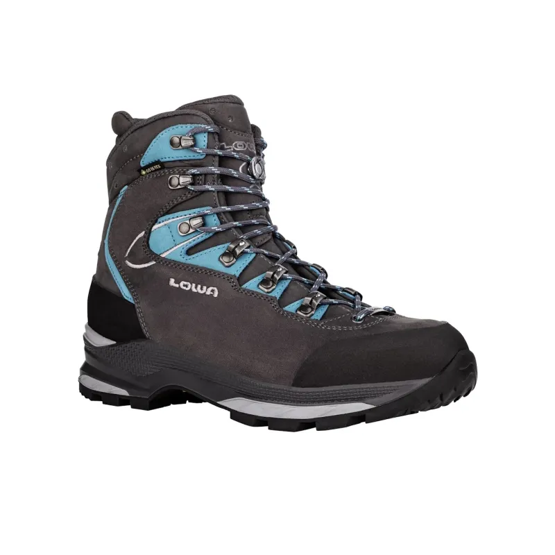 Lowa CAMINO EVO High Top Hiking Shoes Women's Black Blue-1