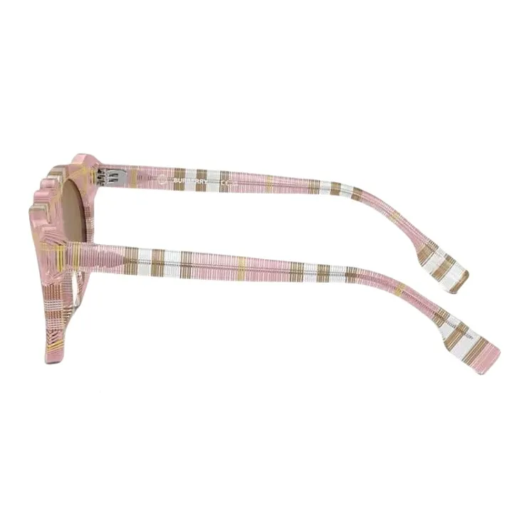 Burberry Acetate Irregular Shape Sunglasses Kids' Pink-2