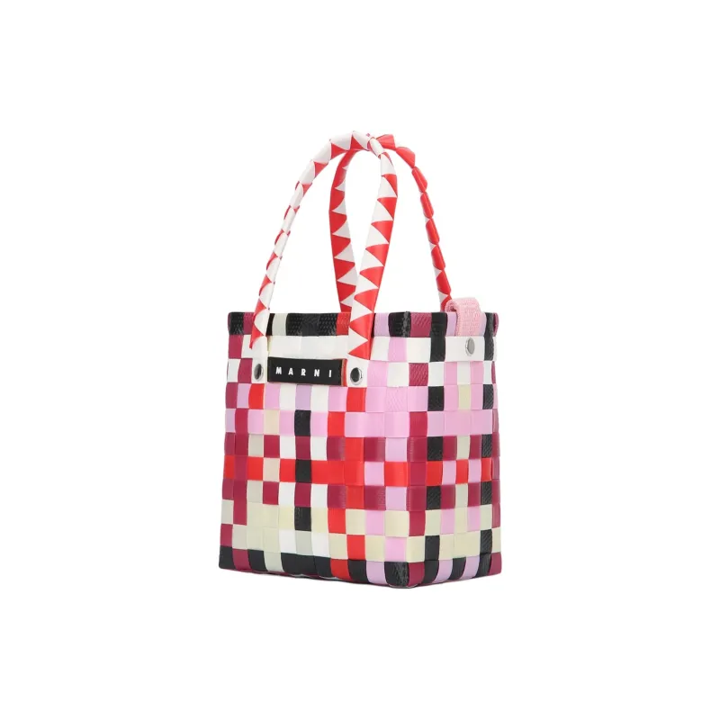 MARNI Cow Leather Basket Bag Handbag Mini Women's Multicolor-1