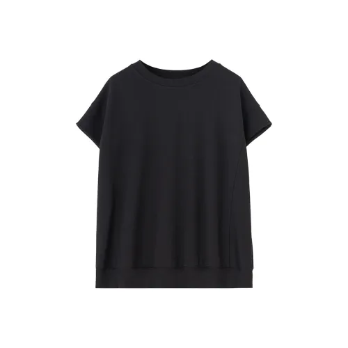 SOON FLOWER Drop Shoulder Sleeve T Shirt Women's White