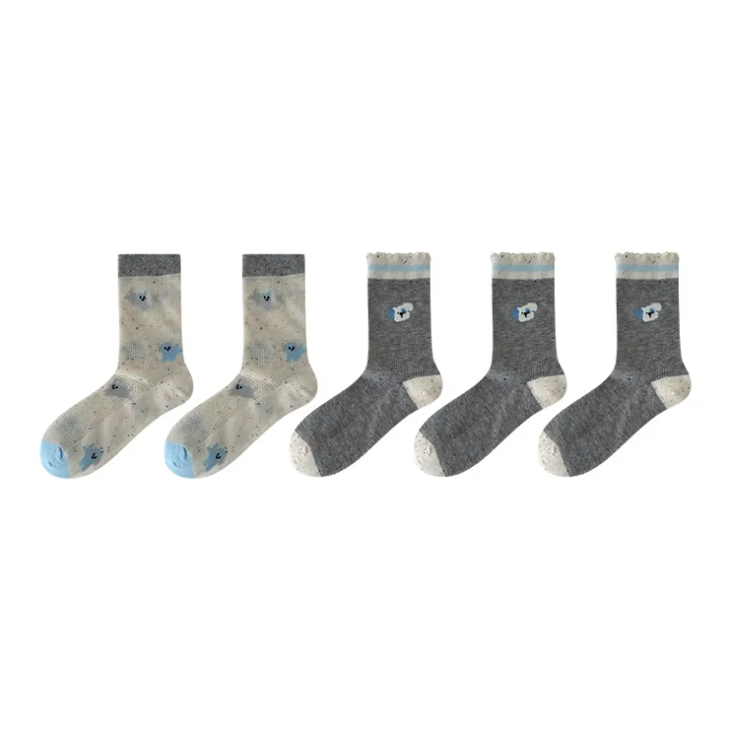 Moremoli Mid Calf Socks Women's 5 Pack-4