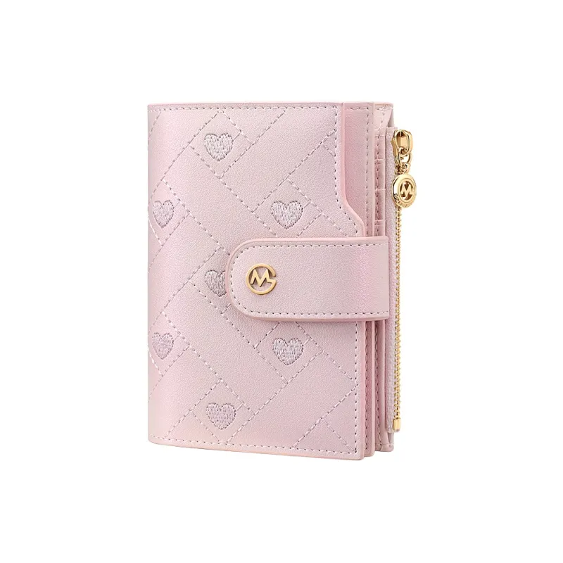 GOLF Split Cow Leather With Synthetic Leather Wallet Regular Women's Multicolor-8