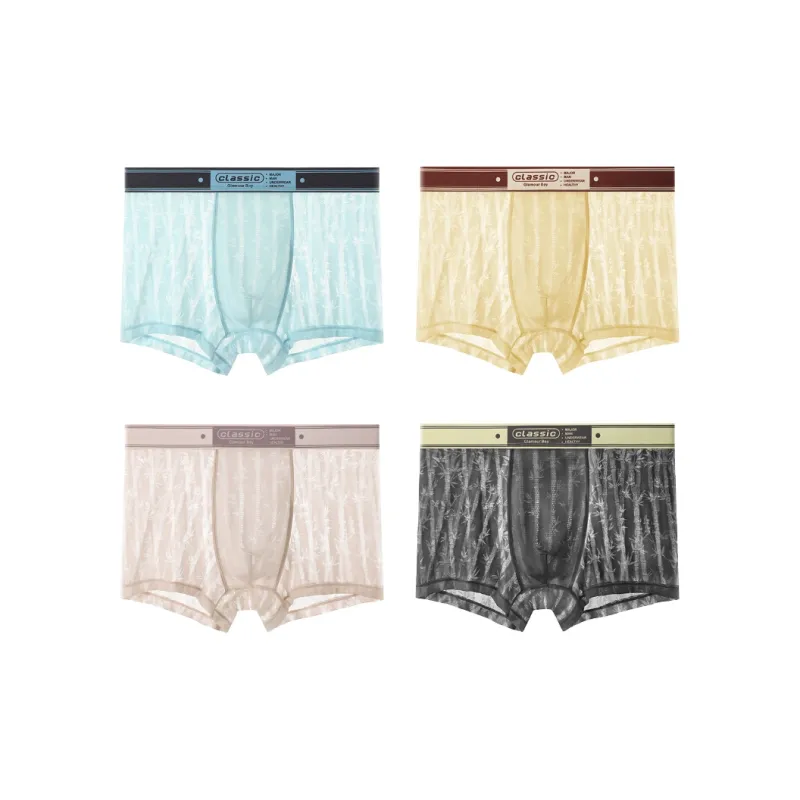 PLANDOO Underpants Men's 4 Pack-8
