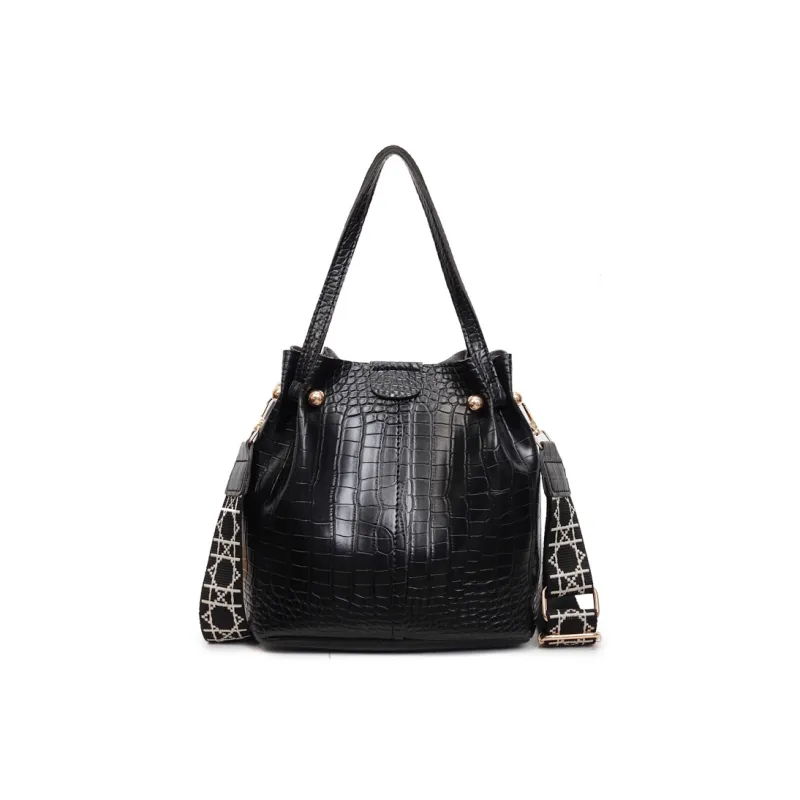 MingLu PU Bucket Bag, One Shoulder Handbag Women's Multicolor-5