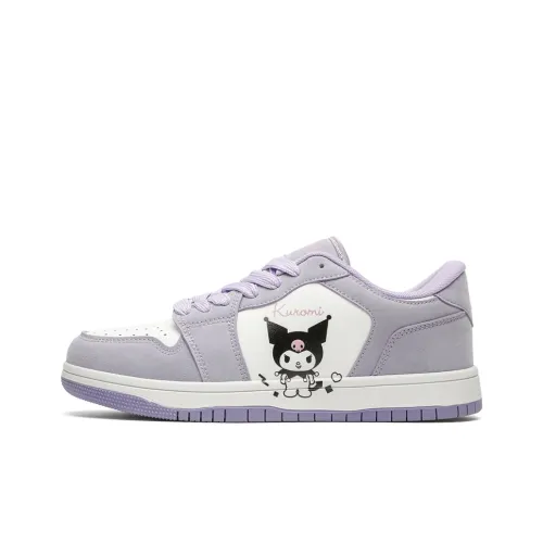 Sanrio X Hello Kitty Skateboard Shoes Women's Low Top Purple
