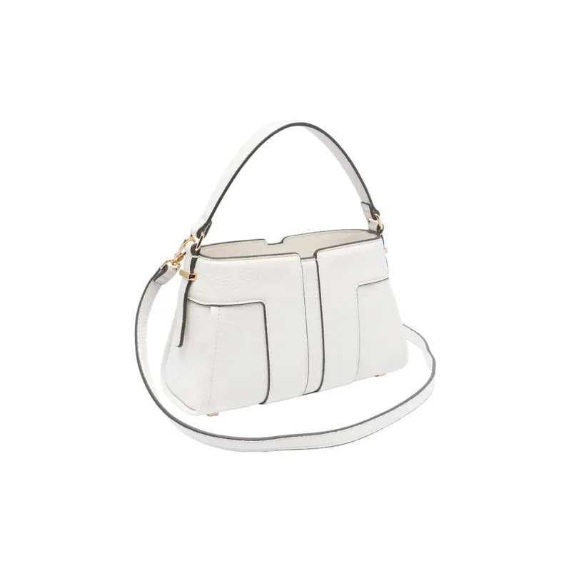 Elisabetta Franchi Polyester With Polyurethane Handbag Women's White-1