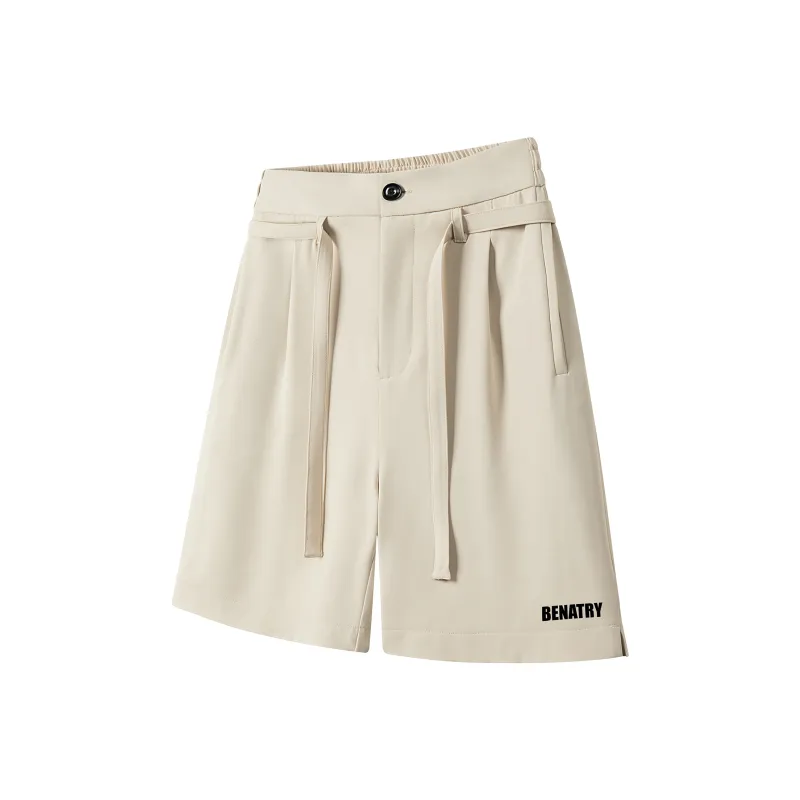 BENATRY Casual Shorts Unisex Black-4