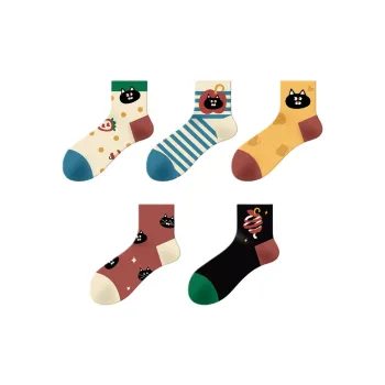 Gentle Welcome Ankle Socks Women's 5 Pack