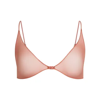 SKIMS SS25 ULTRA FINE MESH SKIMPY SCOOP BRALETTE Bra Women's 1 Pack