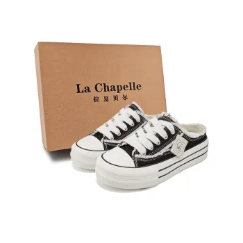 La Chapelle Abrasion Resistant Closed Toe Slippers Women's Black Rice