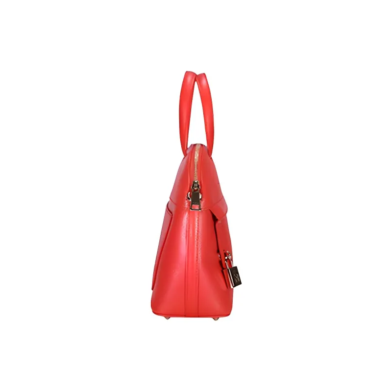 Furla Piper Collection Leather Shoulder Bag, Crossbody Bag, Handbag Women's Red-2