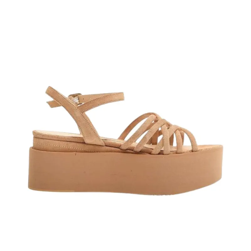 Paloma Barceló One Strap Sandals 8cm Women's Beige-1