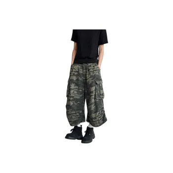 Weles Denim Shorts Unisex Camouflage
