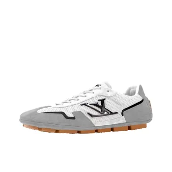 LOUIS VUITTON Low Top Casual Shoes Men's Gray
