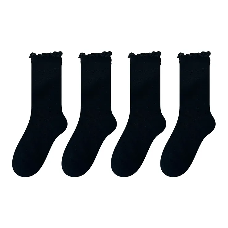 Moremoli Mid Calf Socks Women's 4 Pack-4