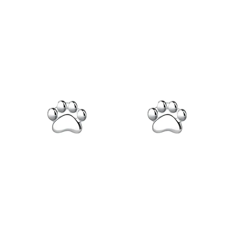 UABA 999 Fine Silver Stud Earrings Women's-0