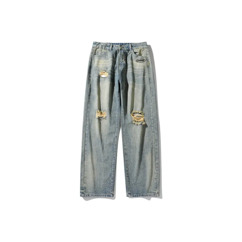 Chinpeno Jeans Unisex Vintage Blue-0