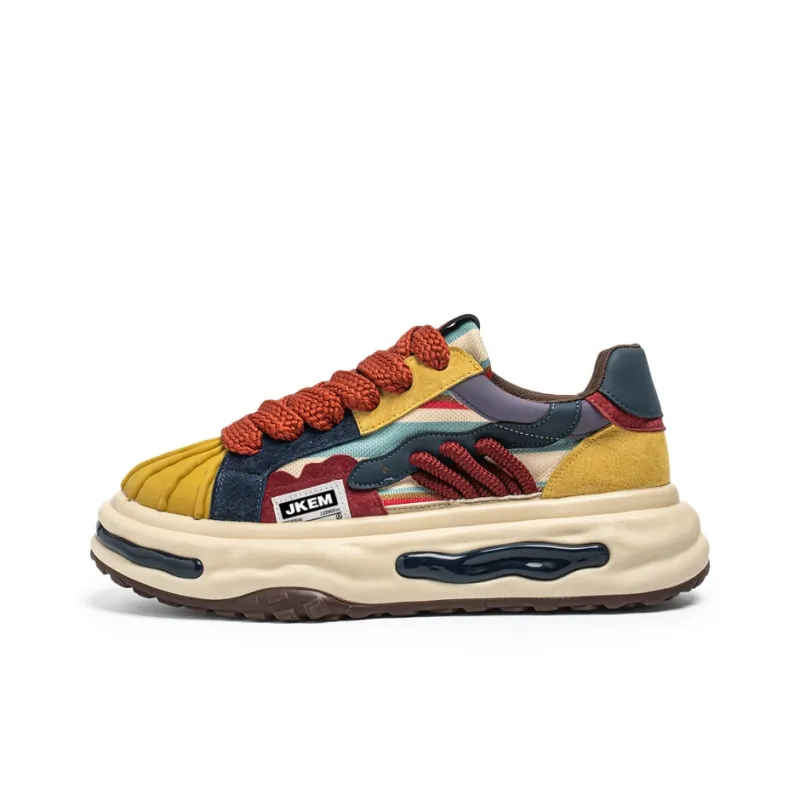 JKEM Cushioning, Breathable, Height Increasing Low Top Casual Shoes Men's-5