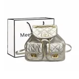 Silver+Shopping Bag