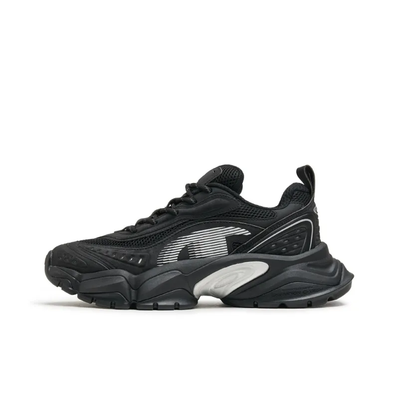 Champion Tooth Shark 2.0 Balance Low Top Chunky Sneakers Men's Black/Silver White-0