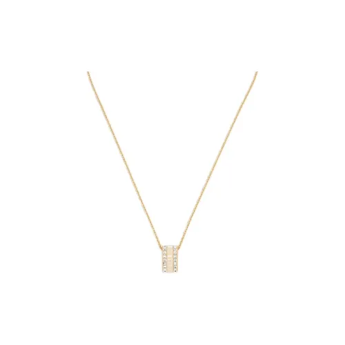 DIOR Metal Necklaces Unisex White