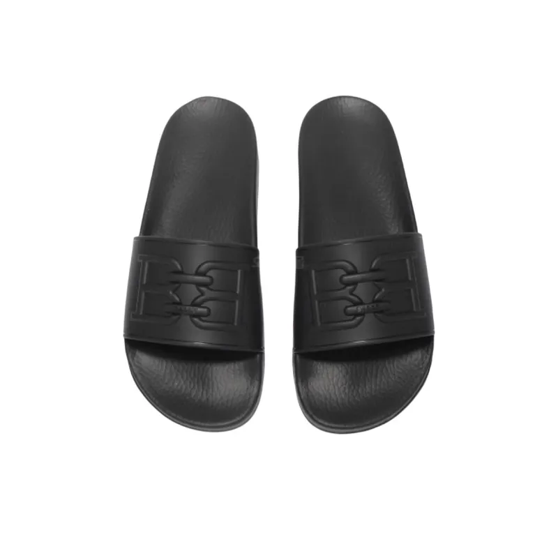 BALLY Slip Resistant Slide Slippers Men's Black-3