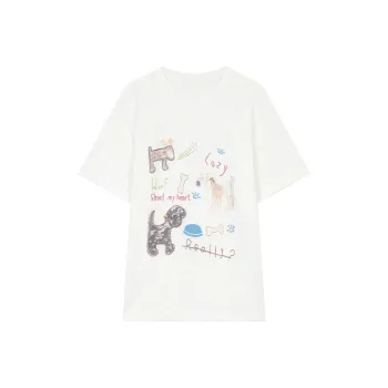 ELF SACK T Shirts Women's Lace White