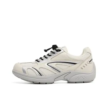Angelmi Wear resistant And Lightweight Low Top Casual Shoes Men's Beige
