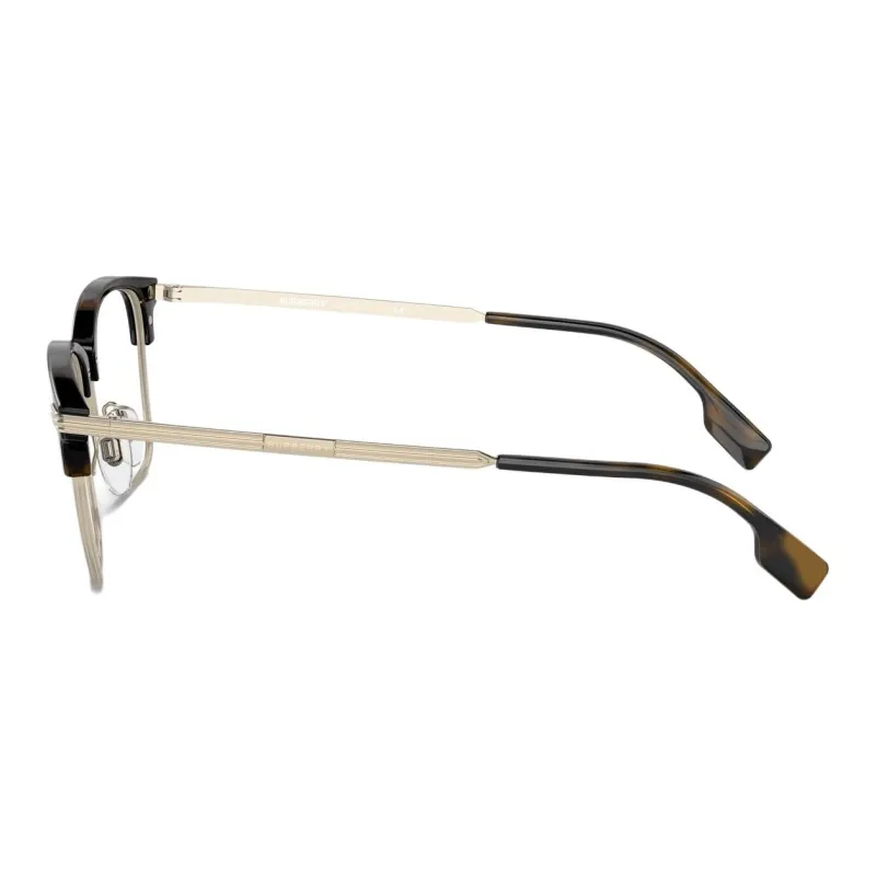 Burberry Metal Browline Eyeglass Frames Unisex Tortoiseshell-2