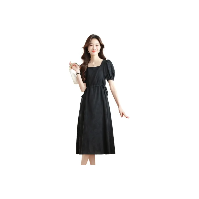 Mu Xiao Xin Short Sleeved Dress Women's-1