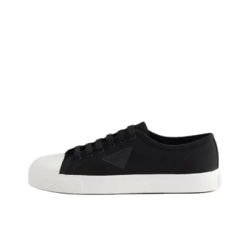 PRADA Low Top Canvas Shoes Men's Black