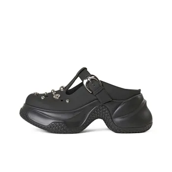 RED DRAGONFLY Rubber Sole Slip Resistant Abrasion Resistant Closed Toe Slippers Women's