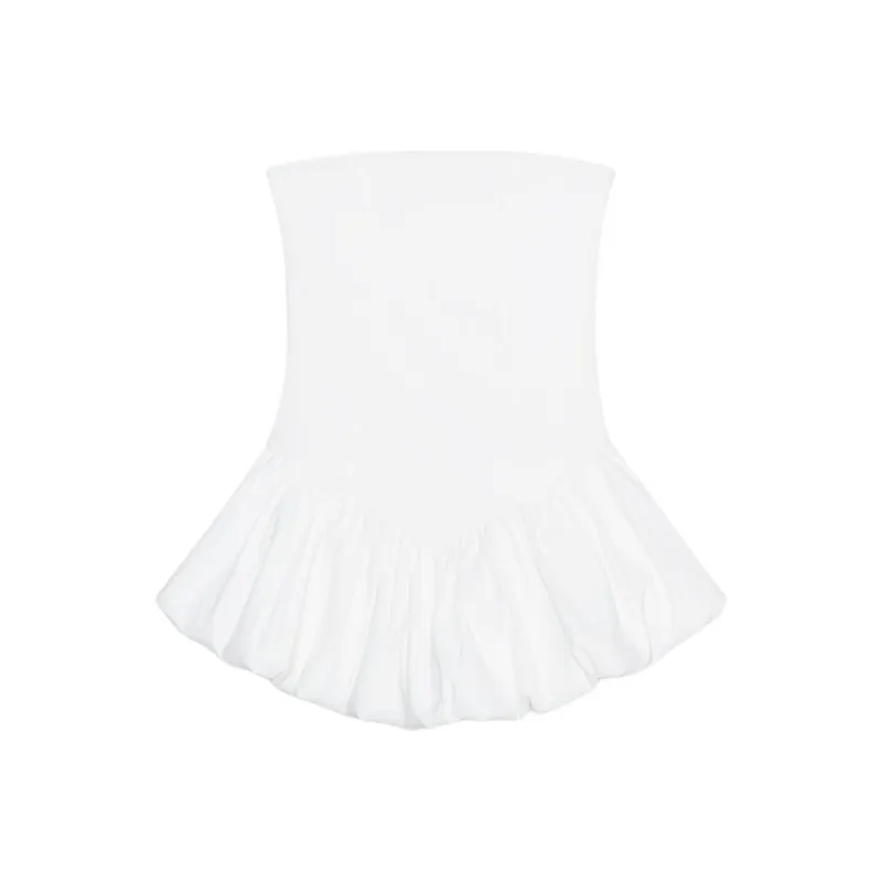 ZARA Sleeveless Dresses Women's White-0