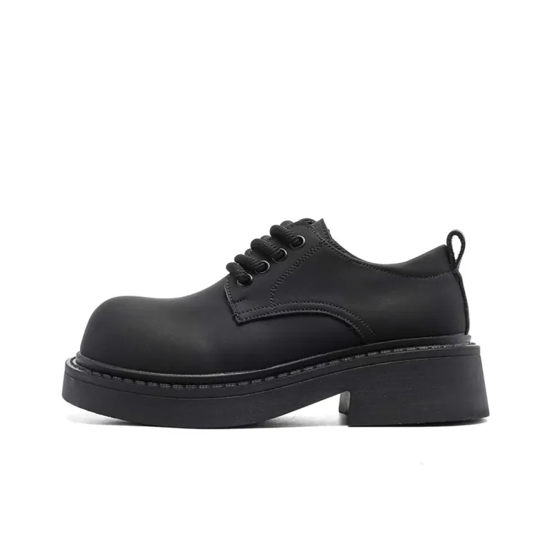 MADALLO Height Increasing Low Top Casual Shoes Women's Black-0