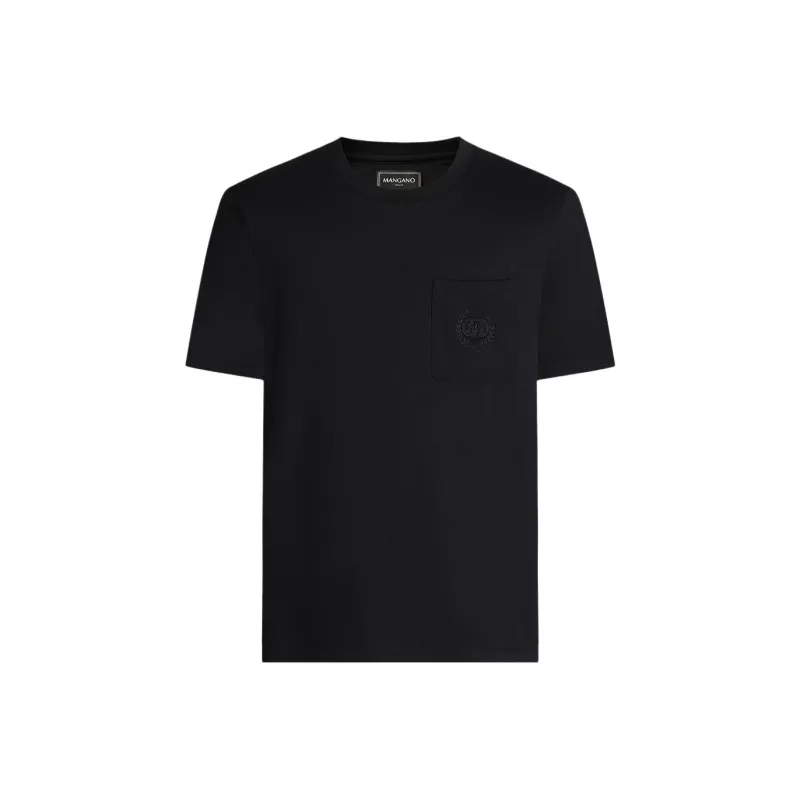 MANGANO T Shirts Men Black-0