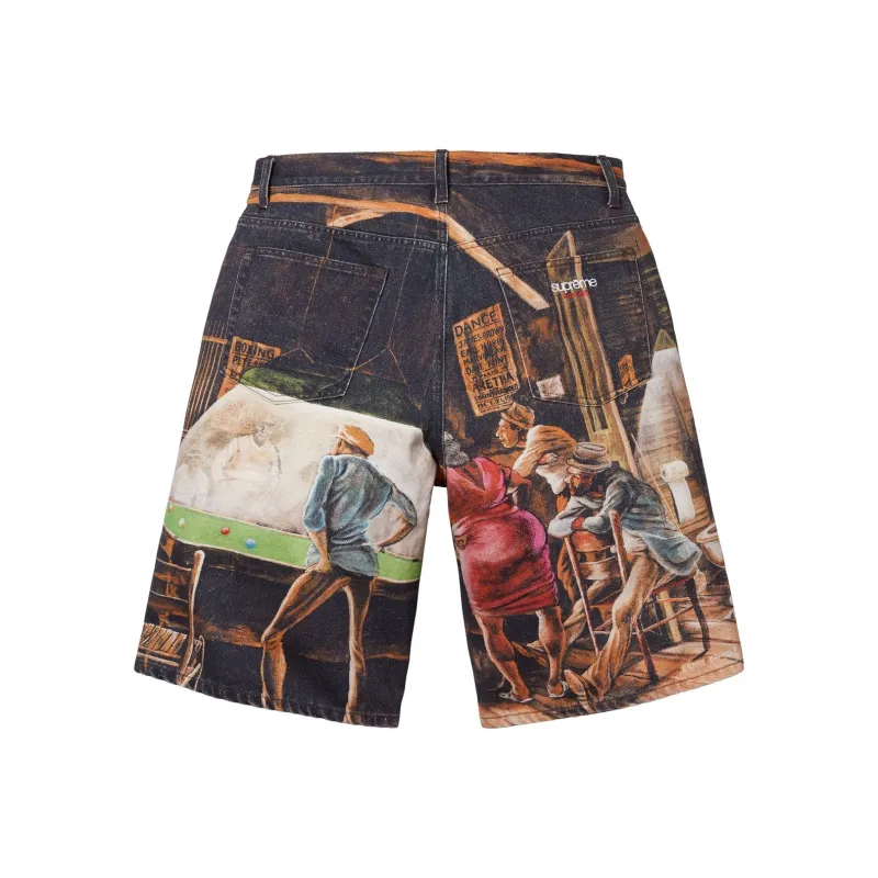 Supreme Ernie Barnes Baggy Denim Short-1