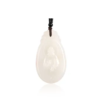 TAMINA Hetian Jade Pendants White Jade Unisex