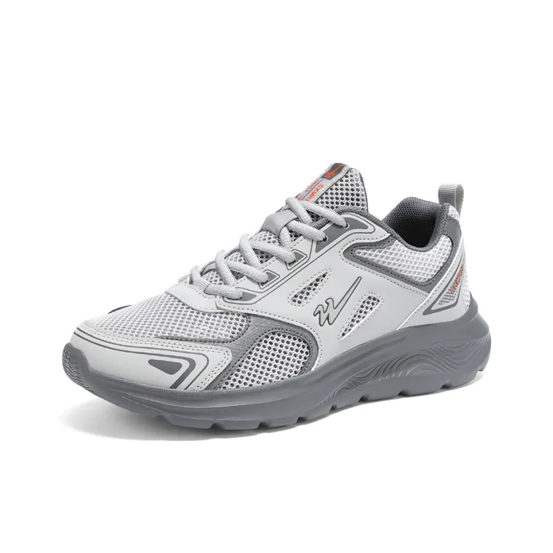 Binary Cushioning Slip Resistant Breathable Lightweight Rebound Low Top Running Shoes Men's-2