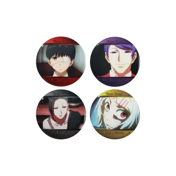 BOOM COMIC Tokyo Ghoul, Ken Kaneki Iridescent Pearlescent Badges