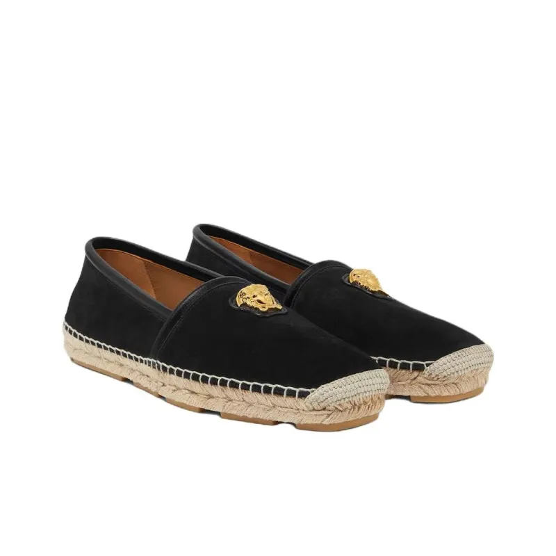 VERSACE La Medusa Versace Espadrilles Men's Black-2