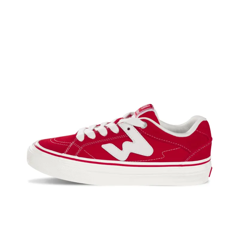 Ollieskate Wear resistant And Lightweight Low Top Skateboard Shoes Unisex Red-0